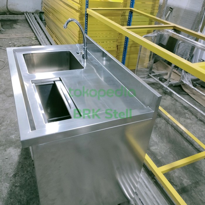 

✨Ready Custom Sink/Cabinet Stainleis 201 Hl Terbaru
