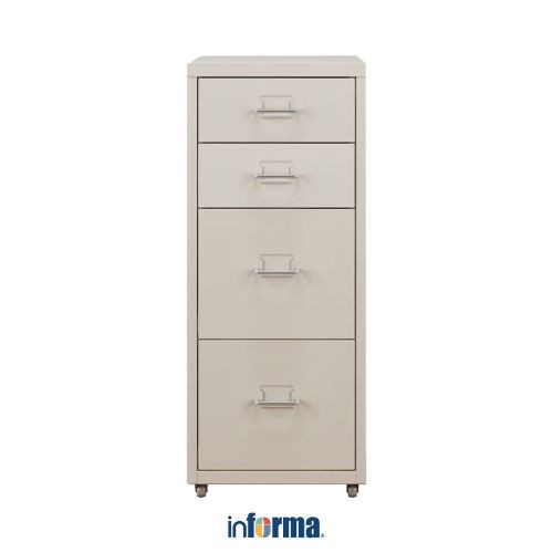 

✨Ready Informa Nord Filing Cabinet Metal 4 Tingkat - Krem Berkualitas