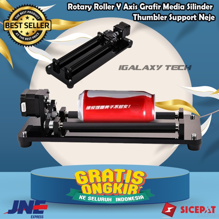 

Terbaru Rotary Roller Y Axis Grafir Media Silinder Thumbler Support Neje Promo Terlaris