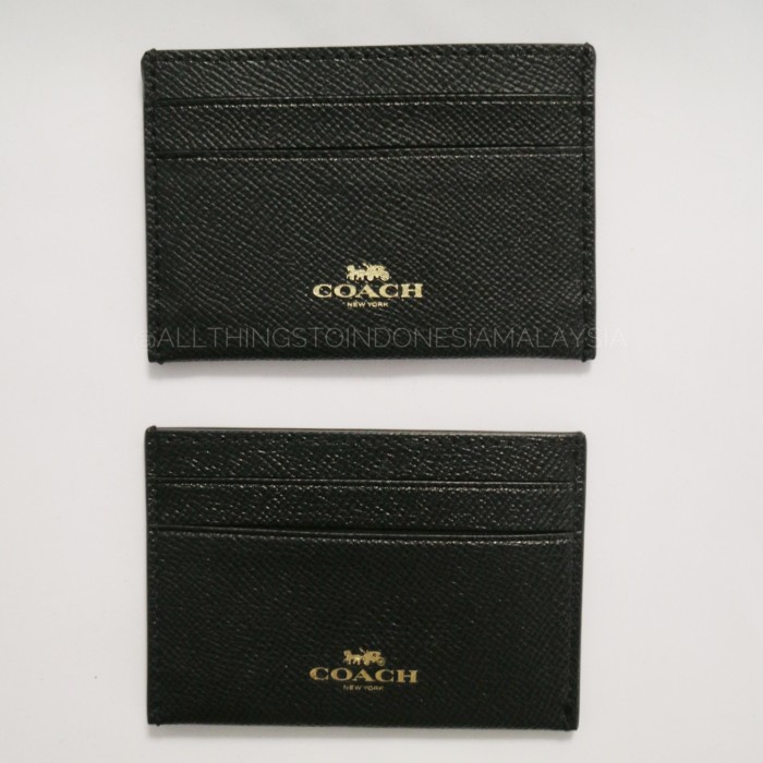 

✨Ready Dompet Card Holder C*Ach Black Hitam Limited