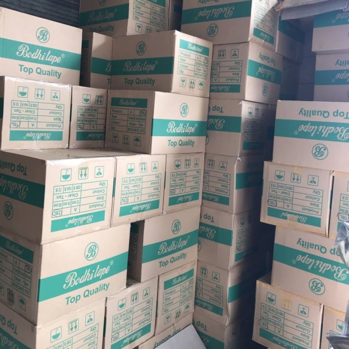 

✨Sale Lakban Cokelat Isolasi Plester 2 100Y Isi 72Pcs Terbaru