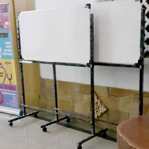 

✨Sale White Board Magnetik Standing Double Face 60 × 120 Cm Terbaru