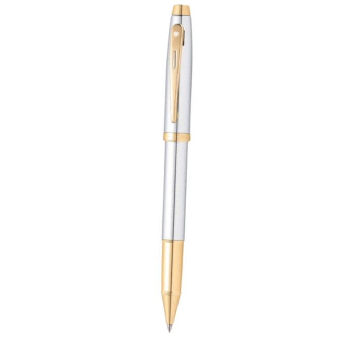 

✨Sale Sheaffer Sgc100 - 9340 Chrome With 22Karat Gold Clip Rollerball Terbatas