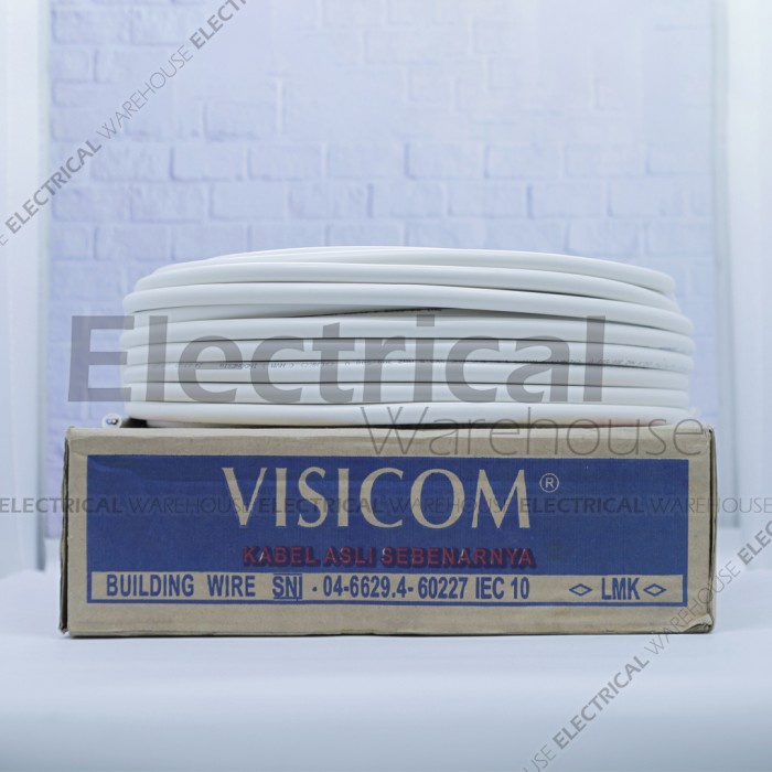 ✨New Ori Kabel Listrik Nym 2X2.5Mm2 Visicom 50 M Sni 2X2.5 2X25Mm 2X25 50M Terbatas