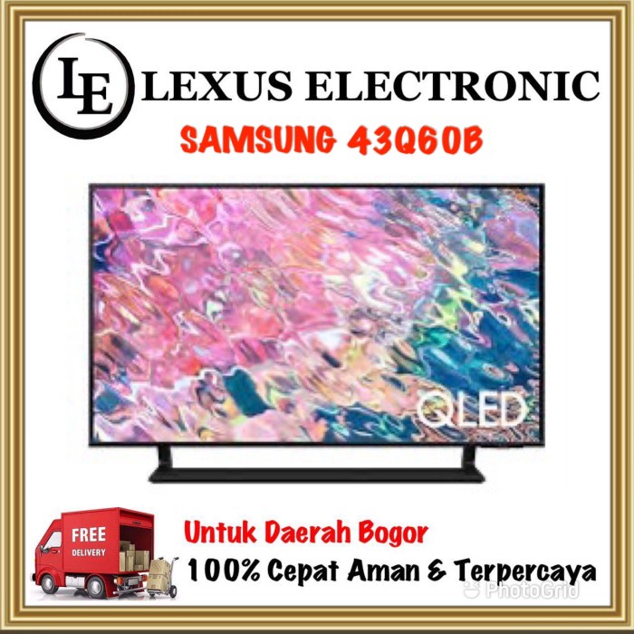 ✨New Qled Samsung 43 Inch  43Q60B  Q60B  Smart Tv Qled Terbatas