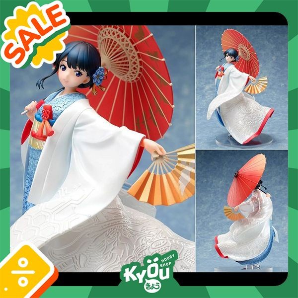 ✨New Pvc Figure 1/7 Rikka Takarada - Shiromuku Ver. Terbaru