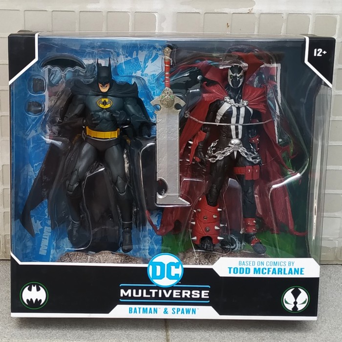 ✨Baru Mcfarlane Toys Dc Multiverse 2-Pack Batman  Spawn 2Pack Todd Diskon