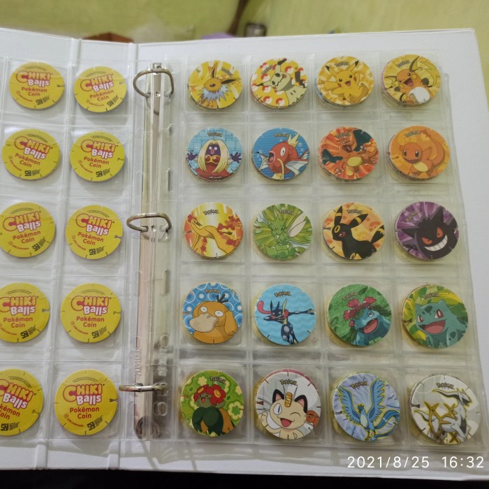 ✅Termurah Tazos Tajos Pokemon Coin Complete Set 100/100 Limited