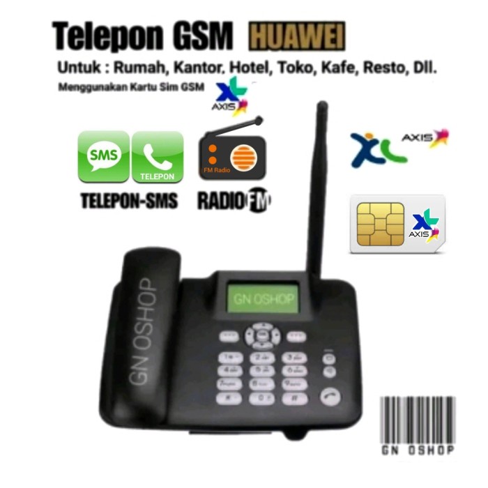 Telepon Gsm Rumah Kantor Telephone Telp Telpon Desk Phone Fwp Sim Card