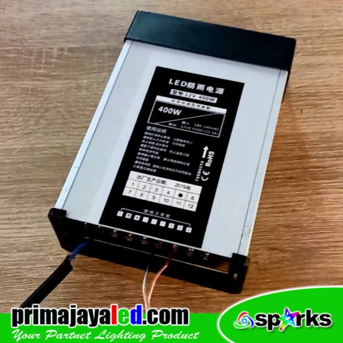 ✨Ori Rainproof Power Supply 12V 400 Watt Terbatas