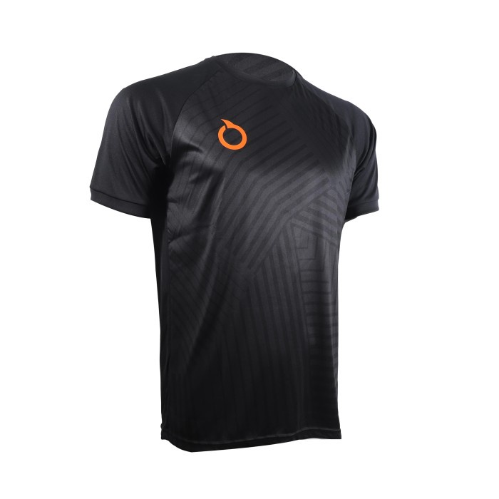 Baju Olahraga Lari Ortuseight Hyperdrive Rn Jersey - Black/Ortrange