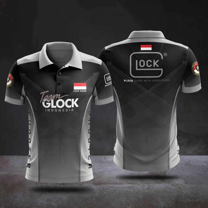 Kaos Jersey Team Glock Menembak