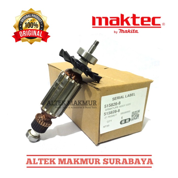 Armature Angker Gerinda Maktec MT90 MT91A / Rotor MT 90 MT 91 ORIGINAL
