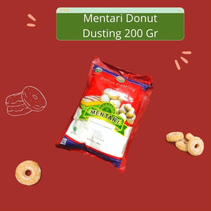 

$$$$] MENTARI DUSTING DONUT 200 GR
