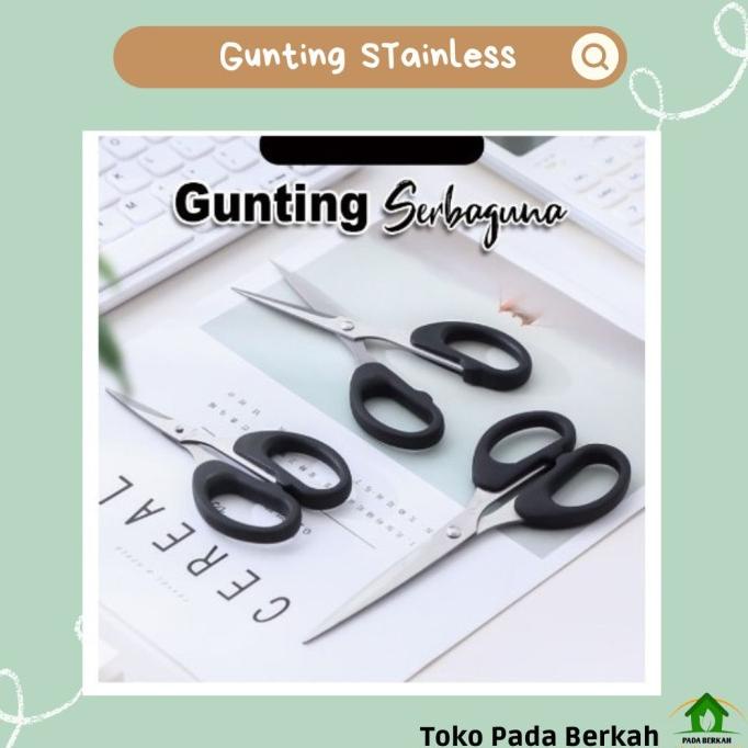 

><><><] Gunting Stainless Gunting Dan Pemotong Kertas Serbaguna Scissors