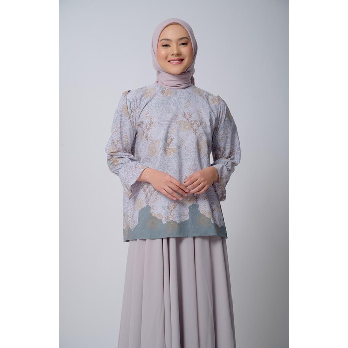 ZM Zaskia Mecca - Natusha Lilac Blouse - Jelita Indonesia Likupang