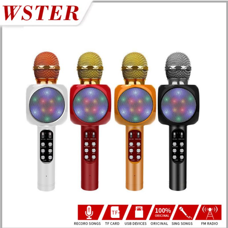 WSTER Original Mic Karaoke microphone Bluetooth wireless WS-1816