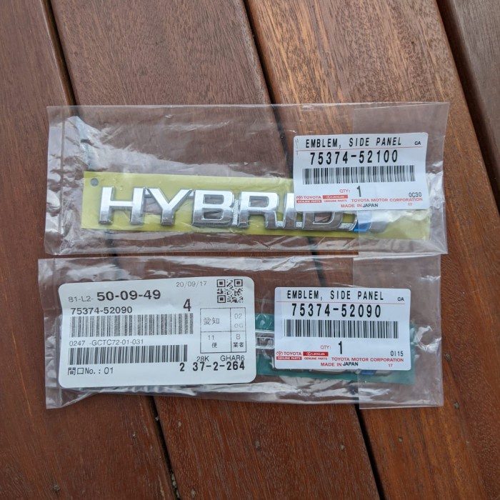 ✅Ori Emblem Toyota Sienta Hybrid Jdm Original Diskon