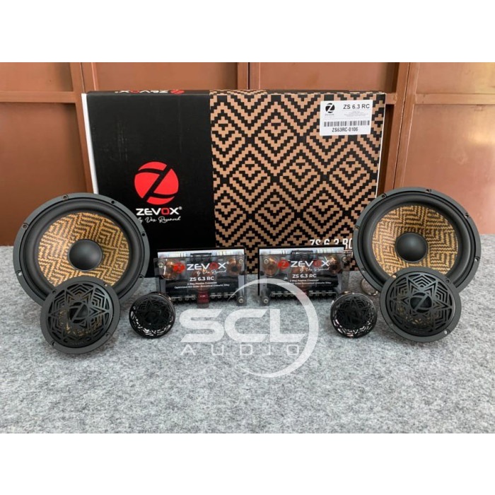 ✅New Ori Speaker 3 Way Zevox Zs 6.3 Rc Component Set By Vox Research Terbaru