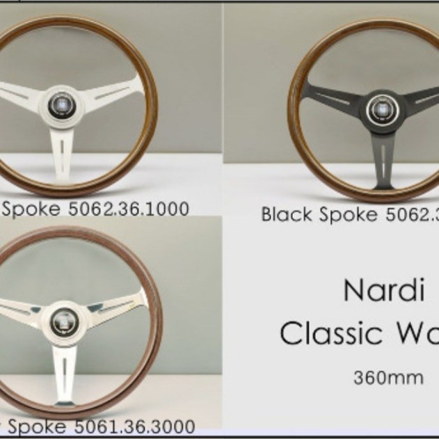 ✅New Ori Stir Nardi Classic Wood Gold Made In Italy Limited