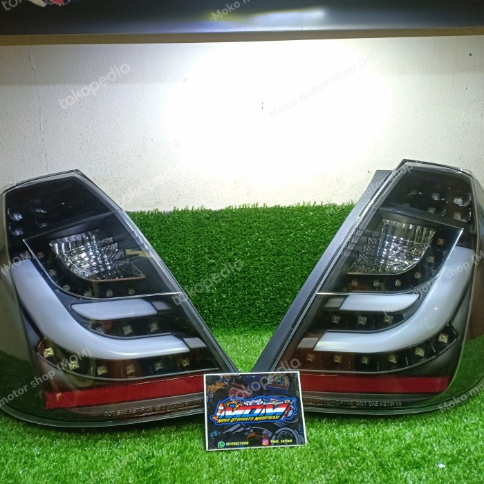 ✅Baru Stoplamp Honda Jazz Ge8 Led Sonar Full Black Limited