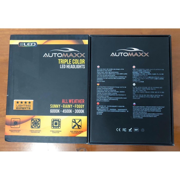 [Original] Led Automaxx Tc 3 Warna 3000K 4500K 6000K H4 Garansi 6 Bulan Terbaru