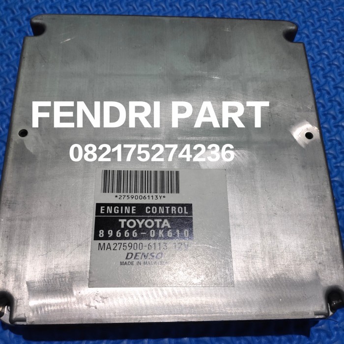 ✅Baru Ecu Computer Fortuner Hilux 89666-0K610 Terbaru