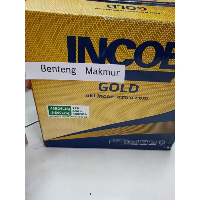 [Original] Aki Incoe Gold Ns60Ls Diskon