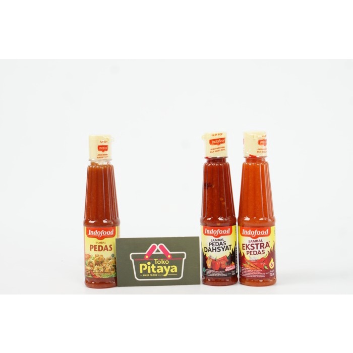 

cusss order] Sambal Indofood Pedas / Pedas Dahsyat / Extra Pedas 135 ml