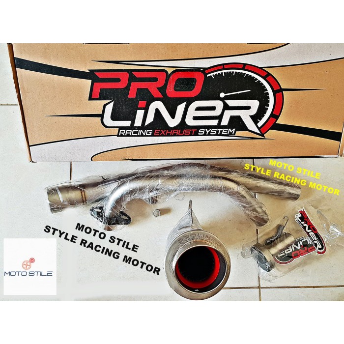 [Original] Knalpot Proliner Type Tr-1R Short Honda Sonic / Honda Supra Gtr 150 Terbatas