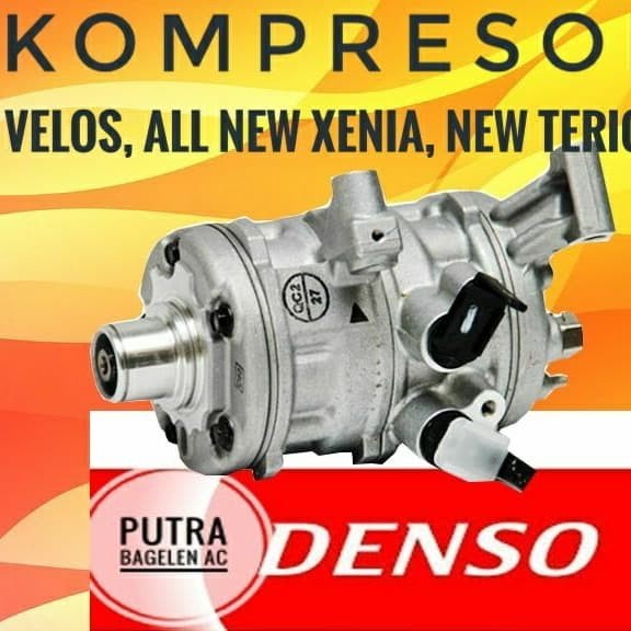 [Ori] Compresor Kompresor Ac Mobil Avanza Velos All New Rush Denso Original Berkualitas