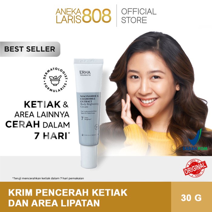 Erha Truwhite Body Brightening Cream - Krim Pencerah Tubuh & Ketiak
