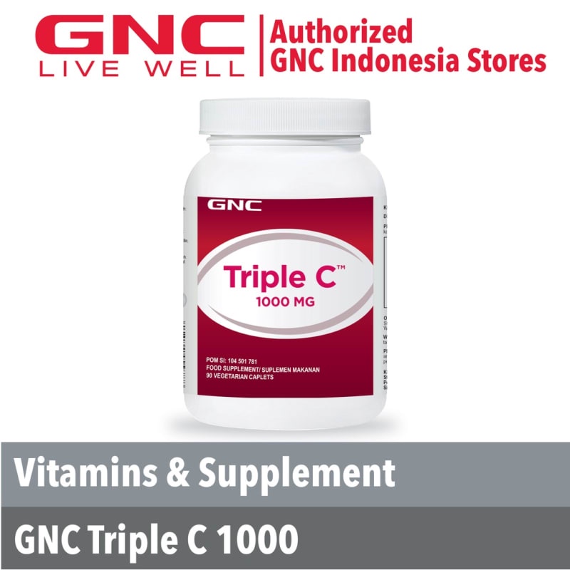 GNC TRIPLE C 1000 (526167) - 90 CAPLETS SUPLEMEN