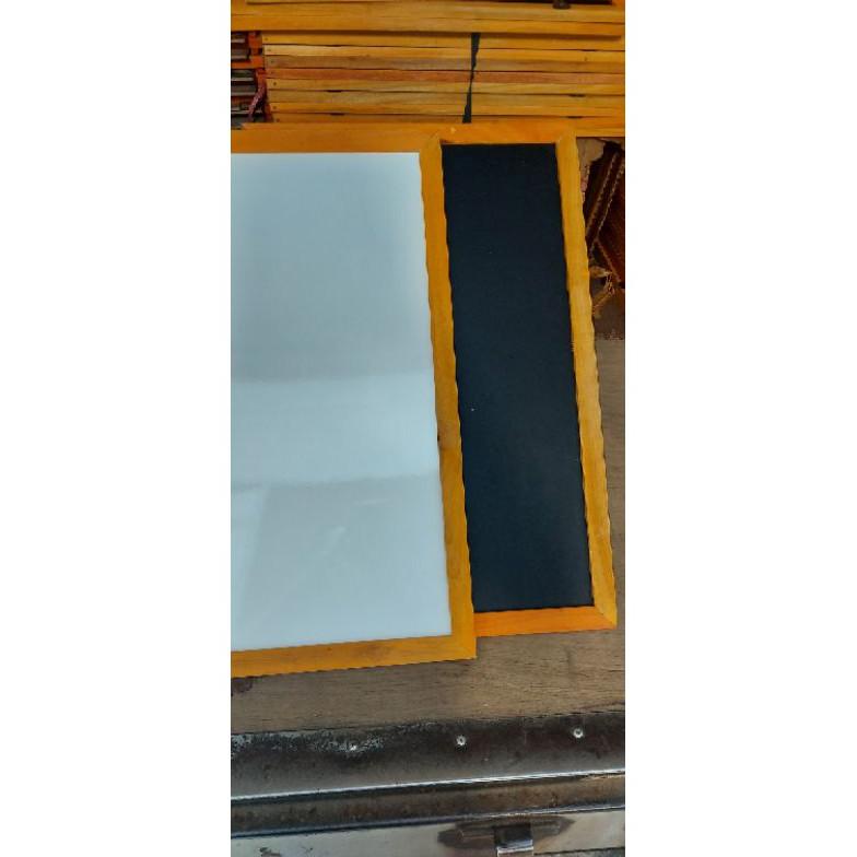 

Trendy Papan tulis hitam size 40x60 KAPUR HANYA DAERAH PULAU JAWA SAJA (SELAIN PULAU JAWA TIDAK BISA)