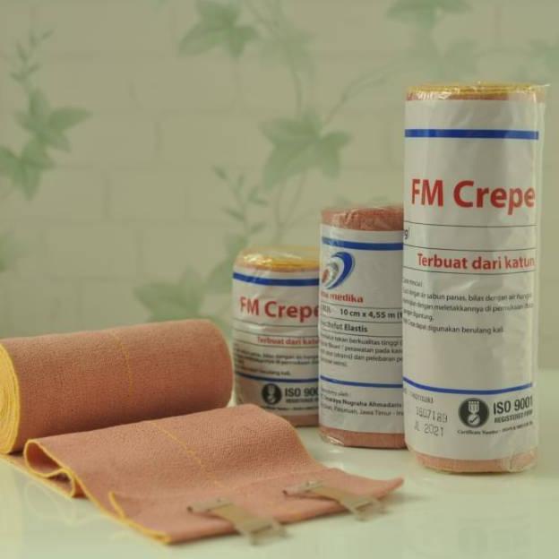 New Poli crepe policrepe 4 in atau 10 cm x 4.55 m/elastis bandit/perban elastis/ patah tulang  perba