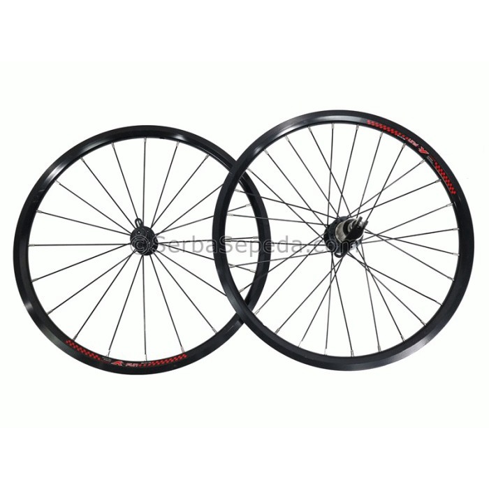 ✨Original Wheelset Sepeda  Litepro Wheelset K-Fun V-Brake 406Mm Diskon