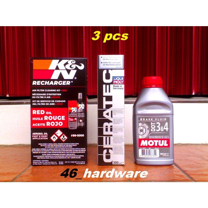 ✨Ready Kn Recharger 99-5000 KN Cleaner Udara Aerosol Ceratec Motul Dot 5.1 Terbaru