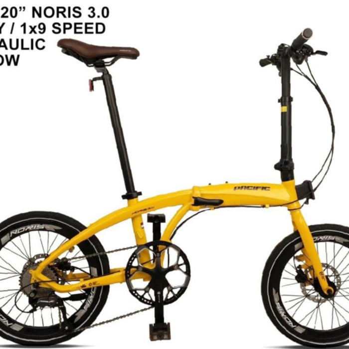 ✨Original Sepeda Lipat Pacific Noris 3.0 9 Speed 20 Inch Diskon