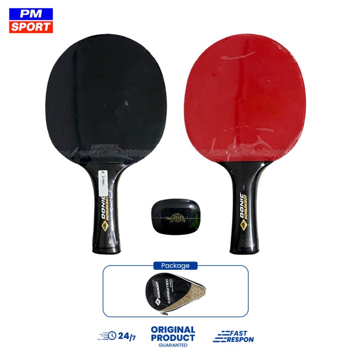✨Ori Bet Tenis Meja Bat Pingpong Donic Schildkrot Carbotec 7000 Attack Plus Berkualitas