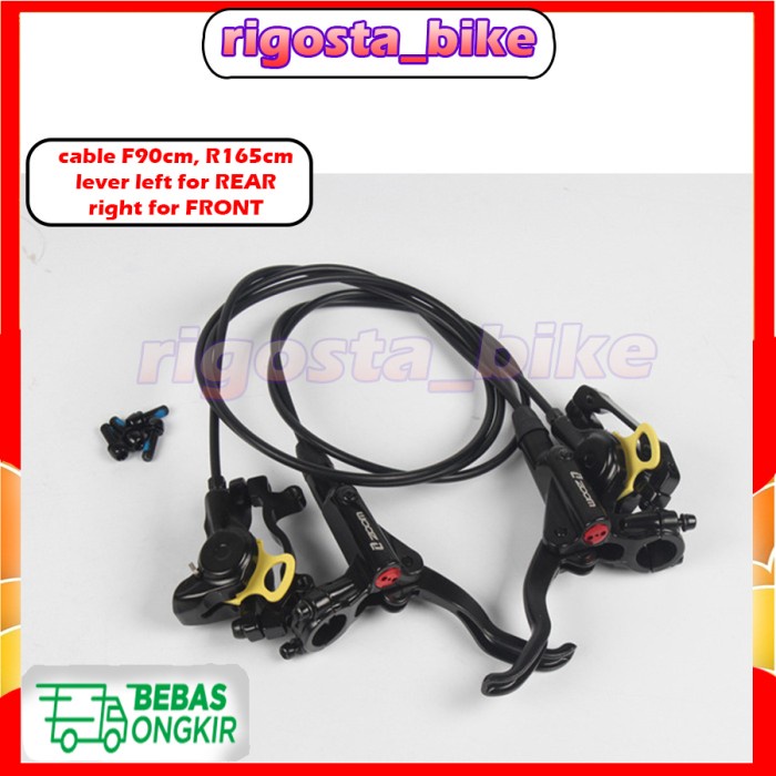✨Original Rem Hidrolik Sepeda Zoom Hb875 Hydraulic Brake Set Not Shimano Tektro Berkualitas