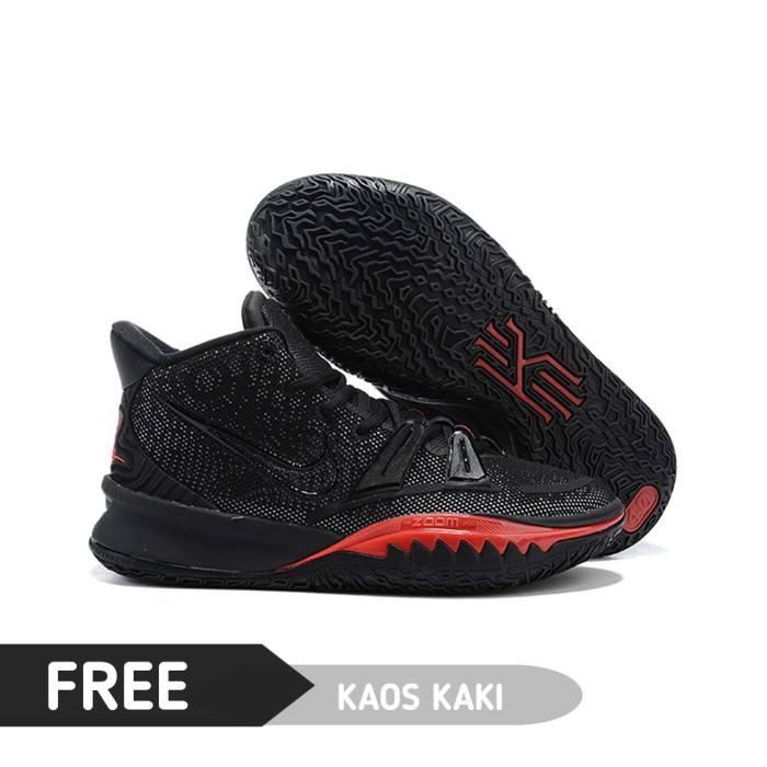 ✨Ori Kyrie 7 Black Red Diskon