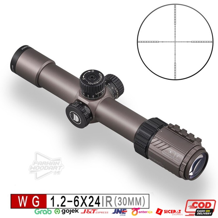 ✨Original Teleskop Discovery Wg 1.2-6X24 Ir Discovery Buntung Discoveryopt Wg Terbatas
