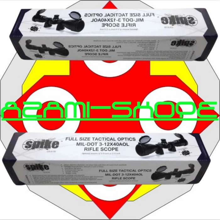 ✨Original Teleskop Telescope Teleskope Telescop Spike 3-12X40 Aol Rifel Scope Limited