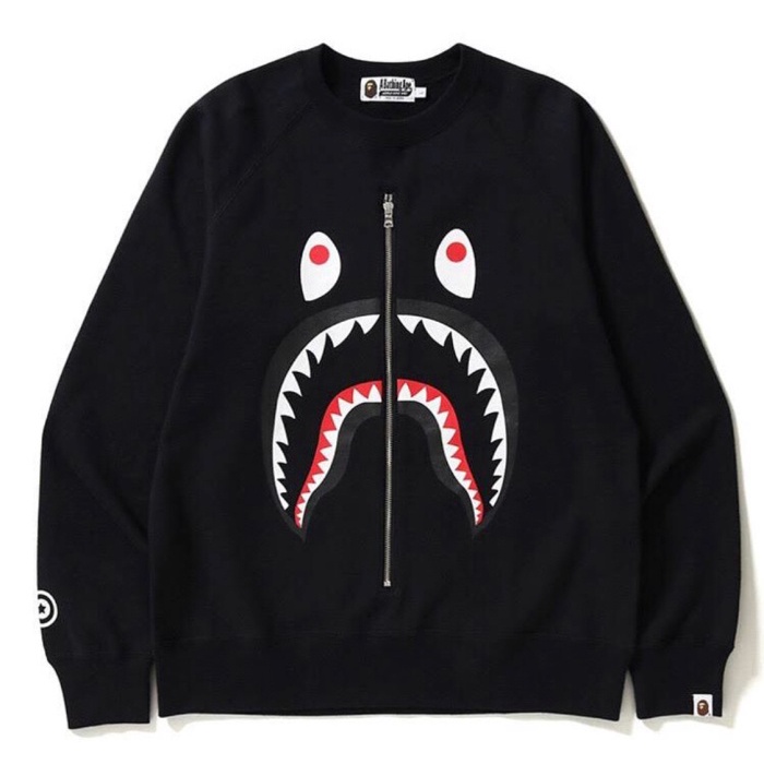 ✨Ori Jaket Bape Shark Original / Sweater Bape Shark / Hoodie Bape Shark Diskon