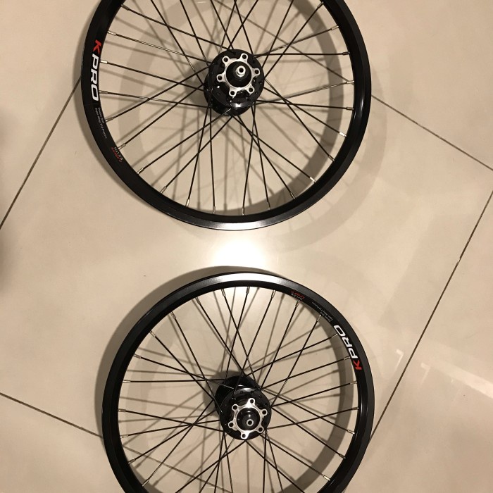 ✨Ori Wheelset Litepro Kpro 16 349 Disc Brake Terbaru