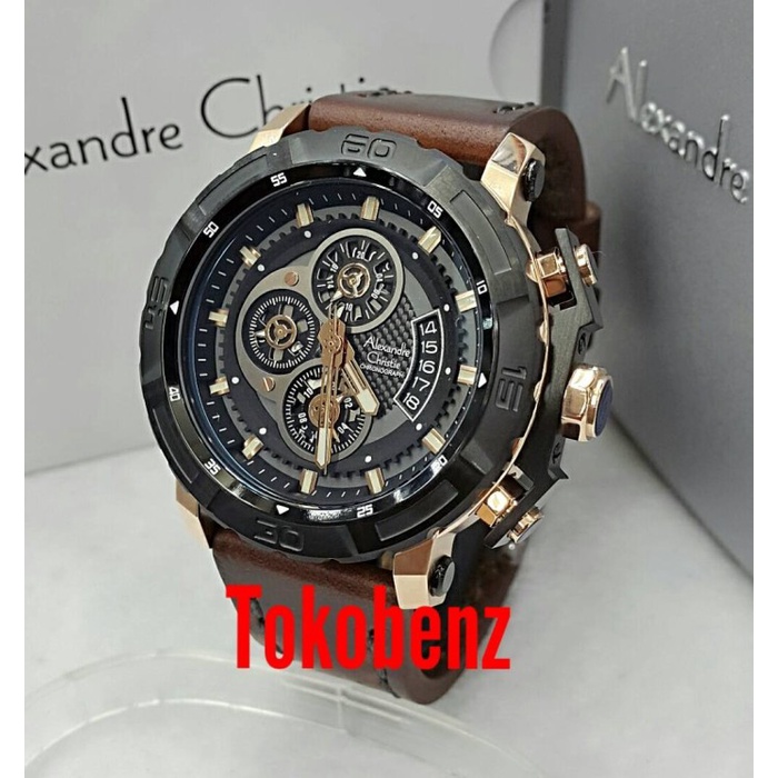 ✨Termurah Jam Tangan Pria Alexandre Christie Ac 6439 Mc Terbaru