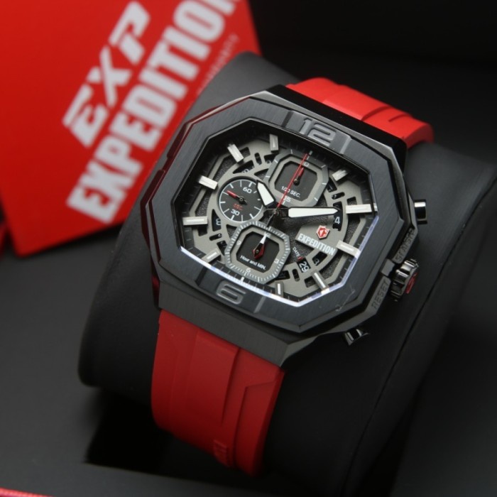 ✨Sale Expedition E6813 Black Red. Terbaru