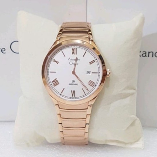 ✨Ready Jam Tangan Pria Alexandre Christie Ac 8561 Ac8561 Rosegold Original Limited