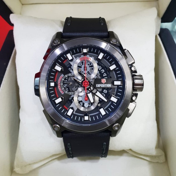 ✨Ready Jam Tangan Expedition Pria Original E6793 Black Terbaru