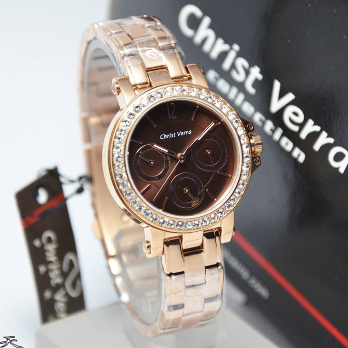 ✨Ready Christ Verra 21966L-15 Brown Rosegold Original Limited